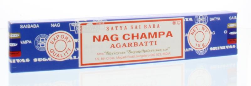 Nag Champa Wierook agarbatti 15 Gram