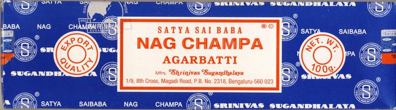 Nag Champa Wierookstokjes agarbatti 100.00 Gram