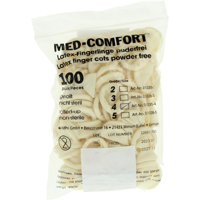 Medeco Vingerling latex maat L 100.00 Stuks
