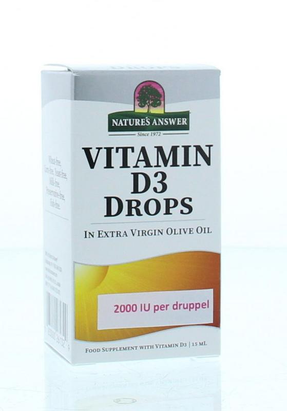 Natures Answer Vitamine D3 2000IU/50mcg per druppel 15 Milliliter