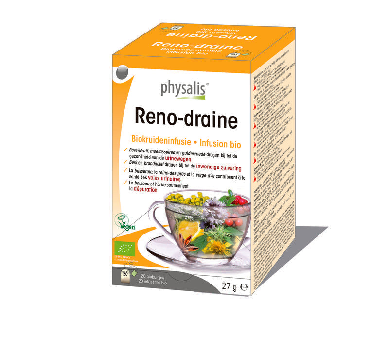 Physalis Reno-drain thee bio 20 Zakjes