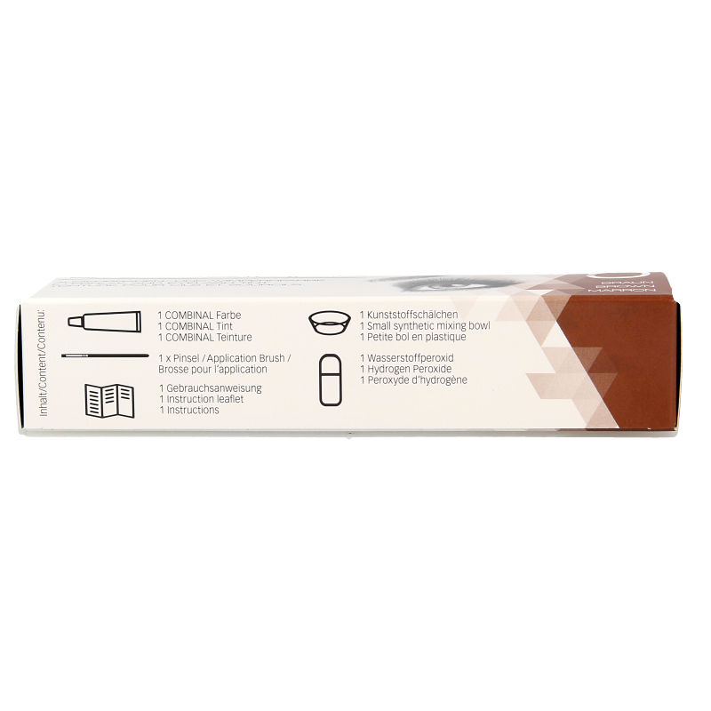 Combinal Wenkbrauwen wimperverf kit bruin 1 Set
