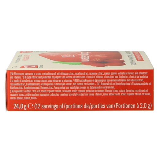 Waterdrop Microdrink relax hibiscus bruistabletten 12 Stuks