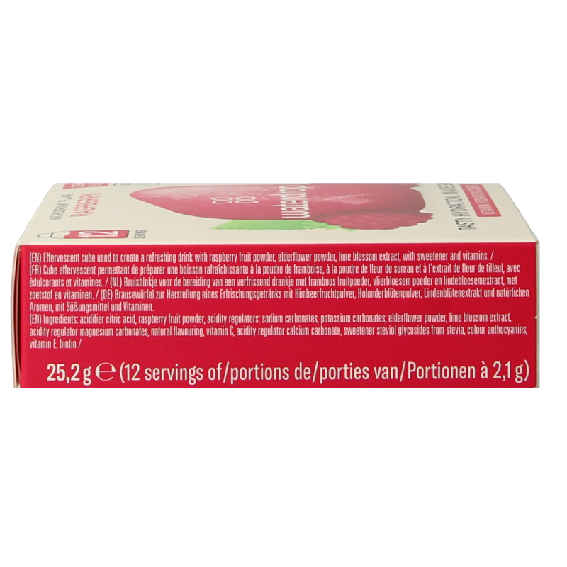 Waterdrop Microdrink flair raspberry bruistabletten 12 Stuks