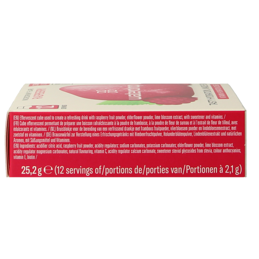 Waterdrop Microdrink flair raspberry bruistabletten 12 Stuks