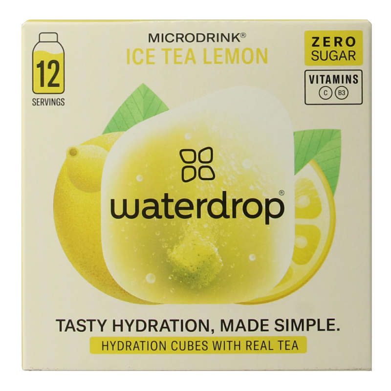 Waterdrop Microdrink ice tea lemon bruistabletten 12 Stuks
