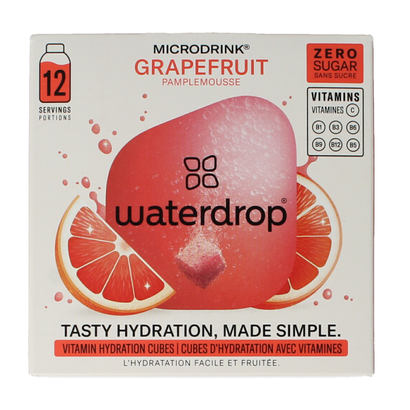 Waterdrop Microdrink summer grapefruit 12 Stuks