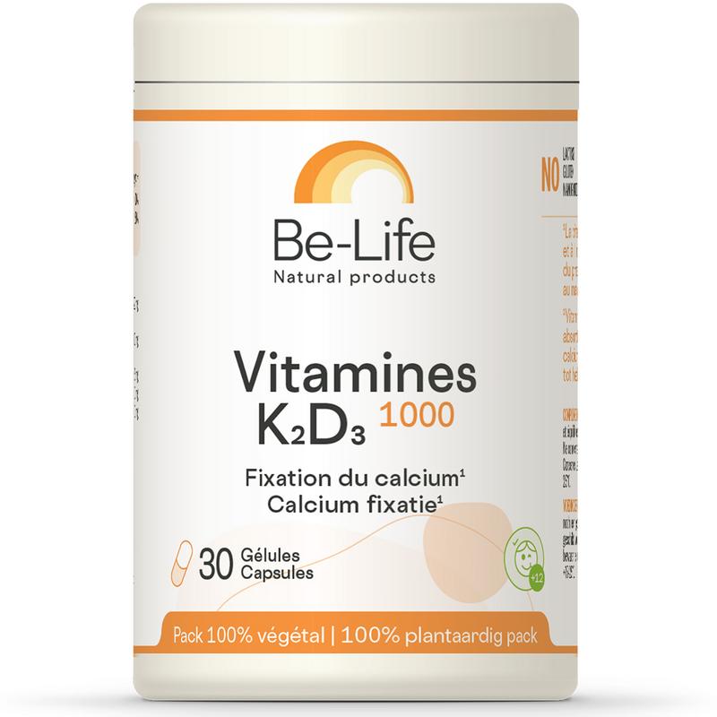 Be-Life Vitamine K2-D3 1000 30 Capsules