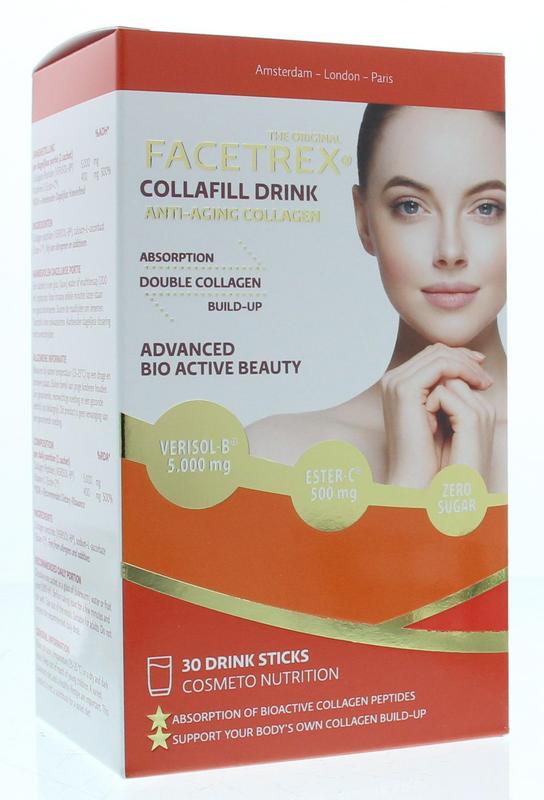 Facetrex Collafill drink sticks 30 Stuks