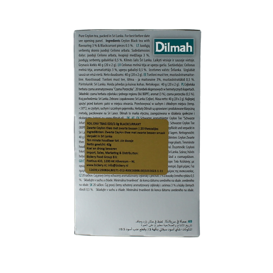 Dilmah Blackcurrant fun tea 20.00 Zakjes