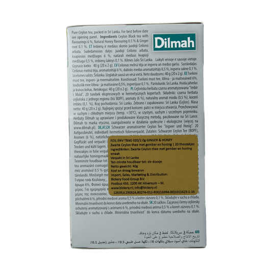 Dilmah Ginger & honey fun tea 20.00 Zakjes