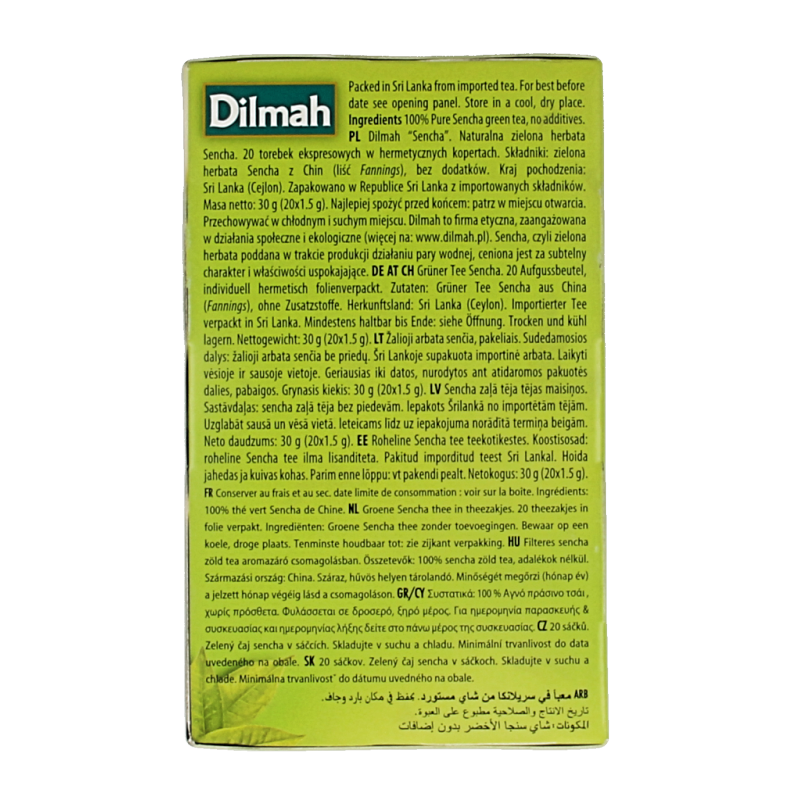 Dilmah Sencha green tea selection 20 Zakjes