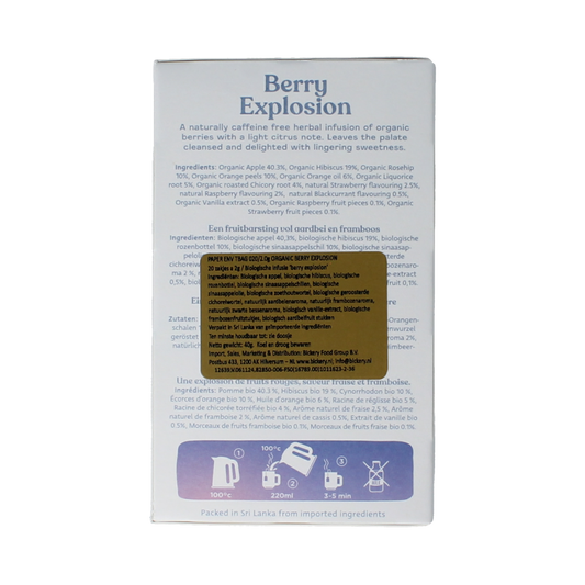 Dilmah Berry explosion tea bio 20.00 Zakjes