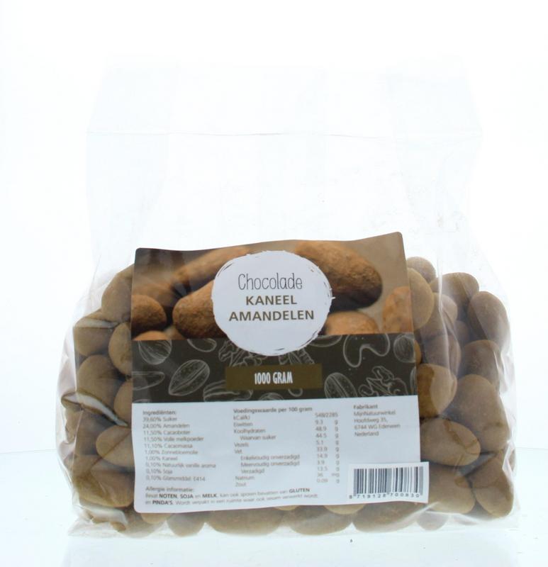 MijnNatuurwinkel Chocolade kaneel amandelen 1 Kilogram