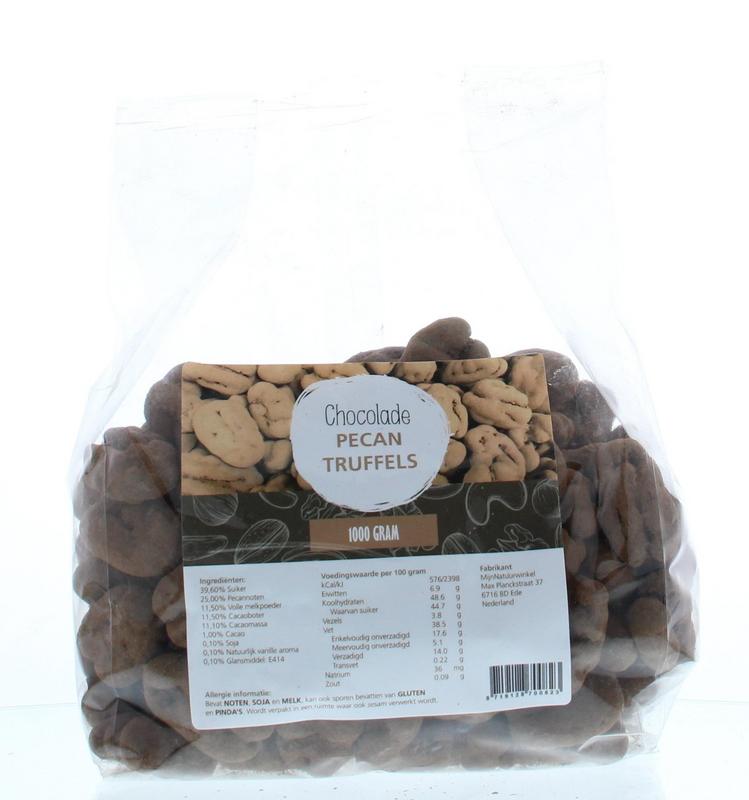 MijnNatuurwinkel Chocolade pecan truffels 1.00 Kilogram