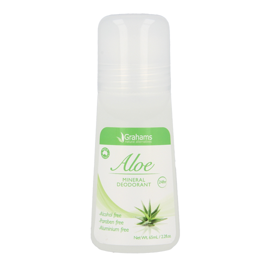 Grahams Deodorant mineral aloe 65 Milliliter