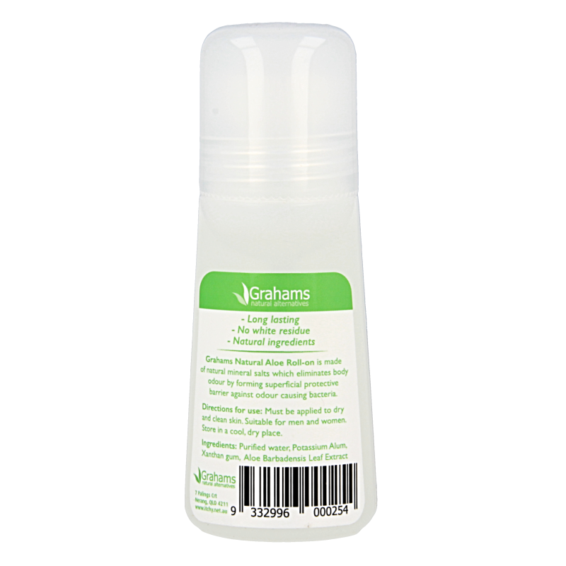 Grahams Deodorant mineral aloe 65 Milliliter