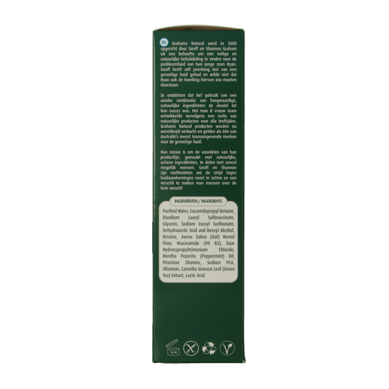 Grahams Shampoo gevoelige hoofdhuid 250 Milliliter