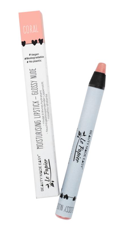Beauty Made Easy Le papier moisturising lipstick coral 6 Gram