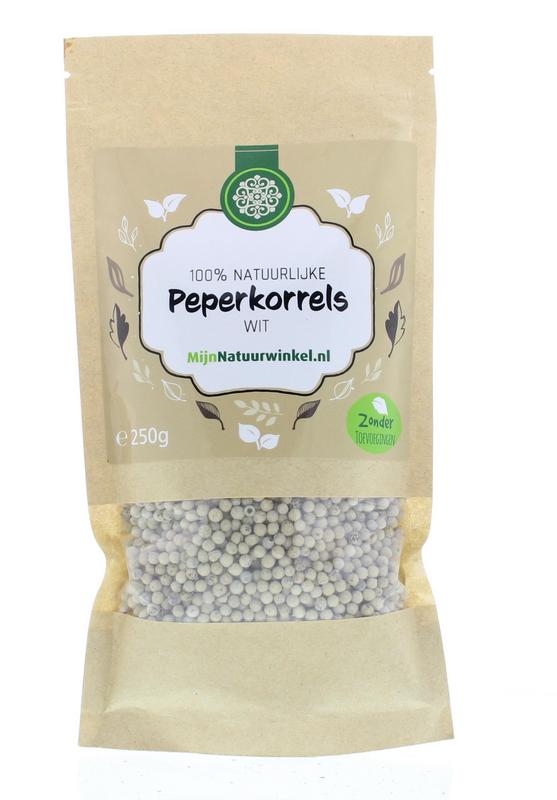 MijnNatuurwinkel Peperkorrels wit 250 Gram