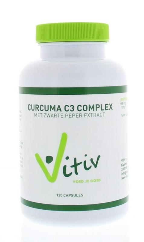 Vitiv Curcuma met zwarte peper 120 Capsules