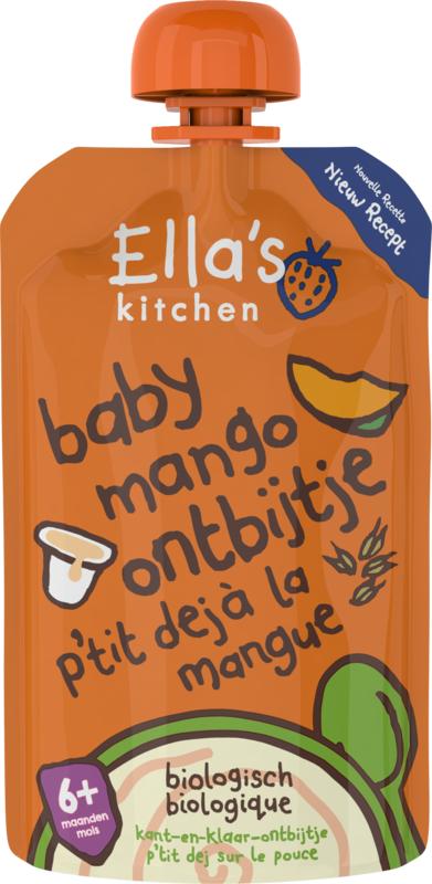 Ella's Kitchen Baby ontbijtje mango 6+ maanden bio 100 Gram