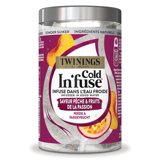 Twinings Cold infuse perzik passievrucht 10 Zakjes