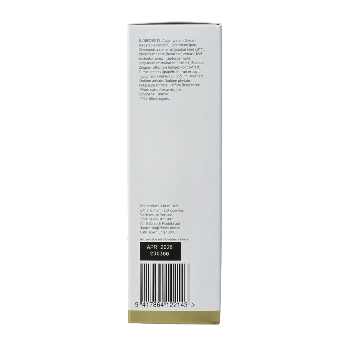 Living Nature Hydrating tonic gel 120.00 Milliliter