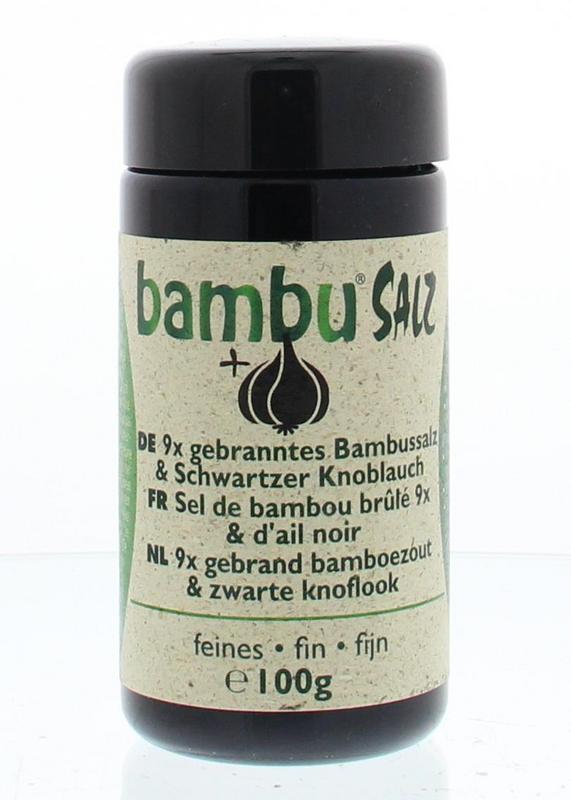 Bambu Salz Bamboezout knoflook 100 Gram