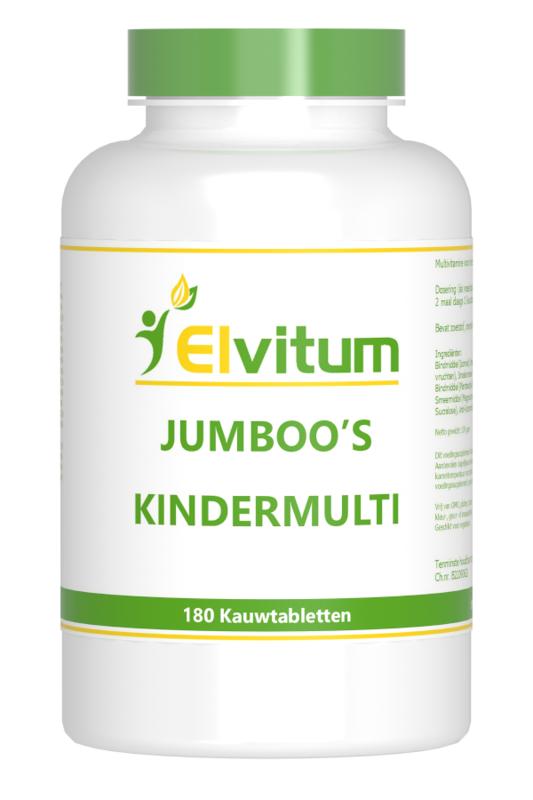 Elvitum Jumboos kindermulti 180 Kauwtabletten