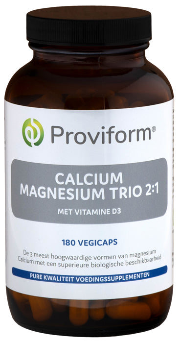 Proviform Calcium magnesium trio 2:1 & D3 180 Vegetarische capsules