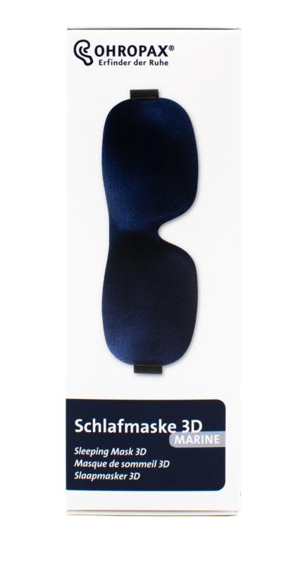 Ohropax Slaapmasker blauw geweven 1.00 Stuks