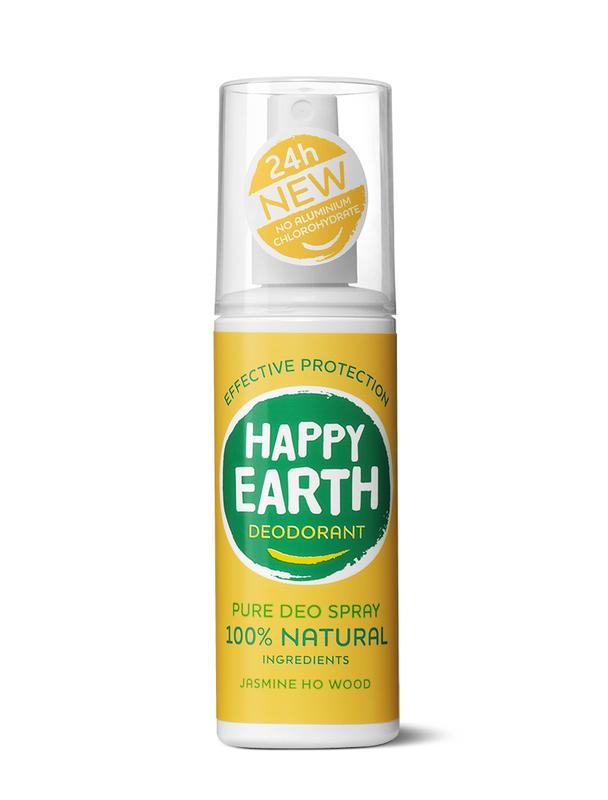 Happy Earth Deodorant spray jasmine ho wood 100 Milliliter