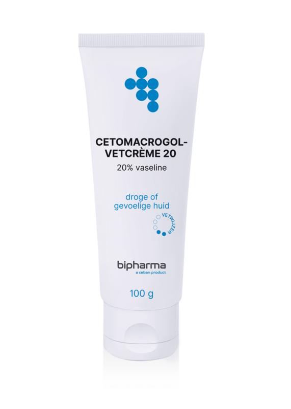Bipharma Cetomacrogol-vetcreme 20 losse tube 100 Gram