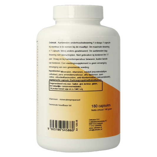 Ortholon Multi vitamineralen 180 Capsules