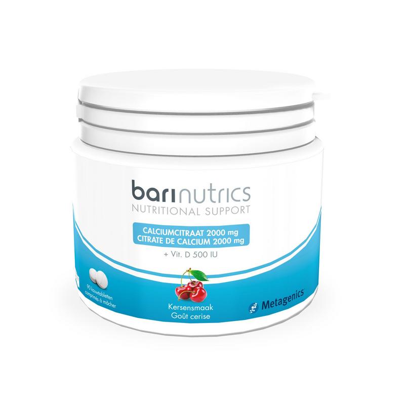 Barinutrics Calciumcitraat citrus 90 Tabletten