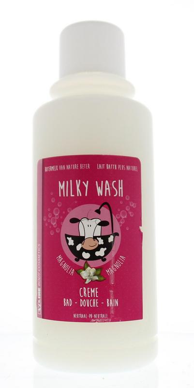 Evi Line Botermelk bad & douche magnolia 2 Liter