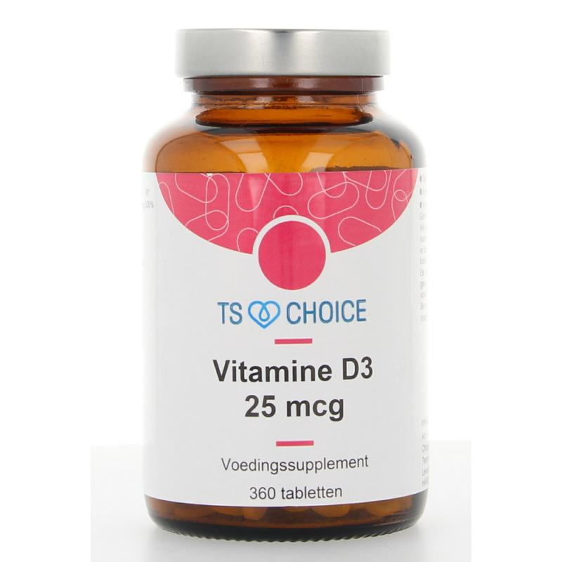 TS Choice Vitamine D3 25mcg 360 Tabletten