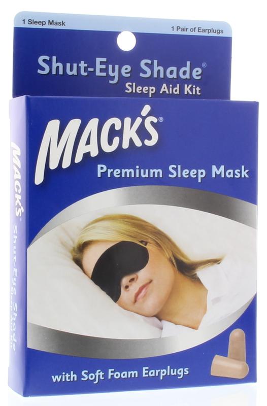 Macks Shut eye shade sleep mask 1 Stuks