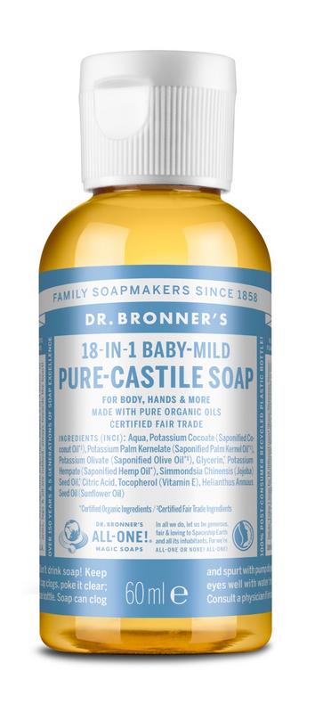 Dr Bronners Liquid baby mild 60 Milliliter