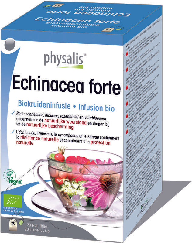 Physalis Echinacea forte thee bio 20 Zakjes