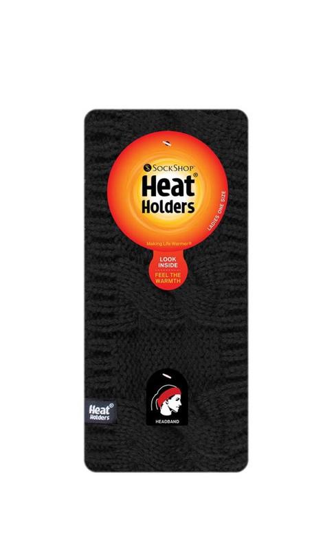 Heat Holders Ladies head band black one size 1 Stuks