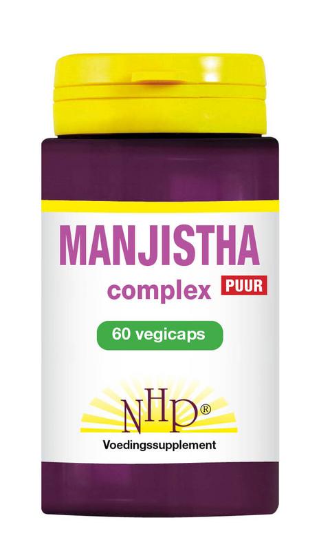 NHP Manjistha complex puur 60 Vegetarische capsules