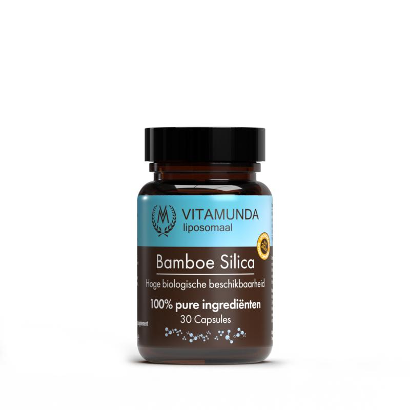 Vitamunda Liposomale bamboe silica 30 Vegetarische capsules