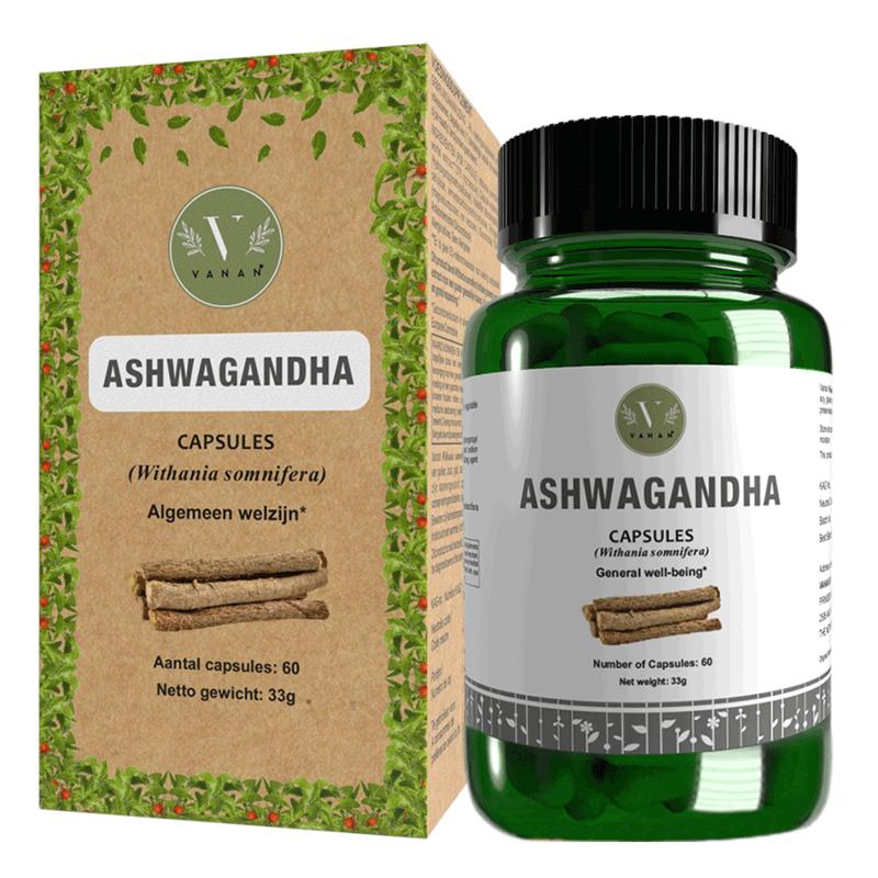 Vanan Ashwagandha capsules 60 Capsules