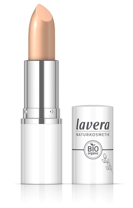 Lavera Lipstick cream glow peachy nude 04 4.5 Gram