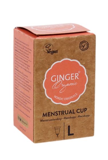 Ginger Organic Menstruatiecup TPE - maat L 1 Stuks