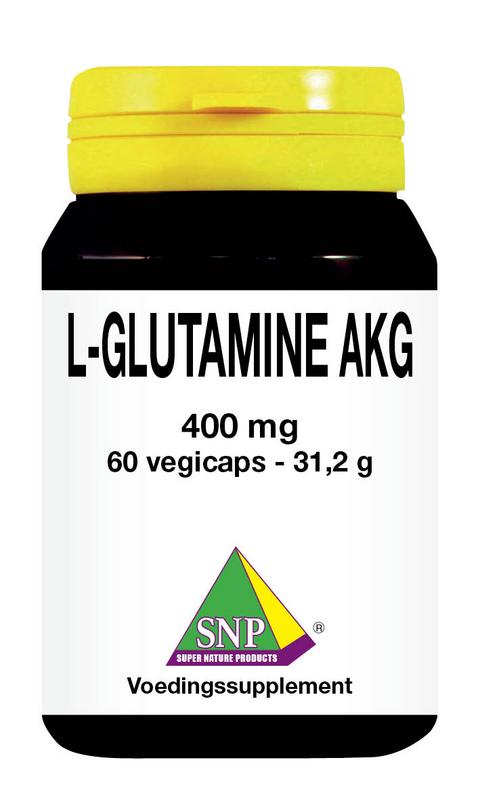 SNP L-Glutamine AKG puur 60 Vegetarische capsules