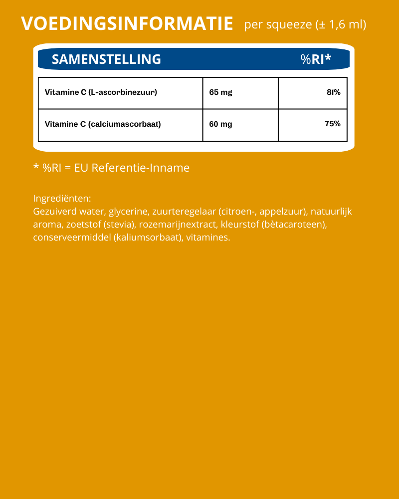 DOZE Vitamine C Sinaasappel - vloeibaar