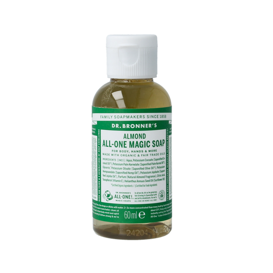 Dr Bronners Liquid soap amandel 60.00 Milliliter